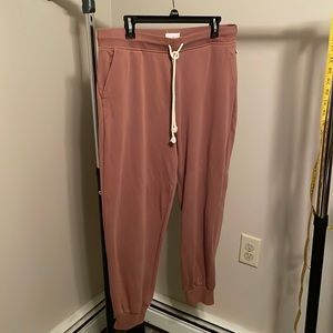 Lou and grey joggers size L pretty mauve pink